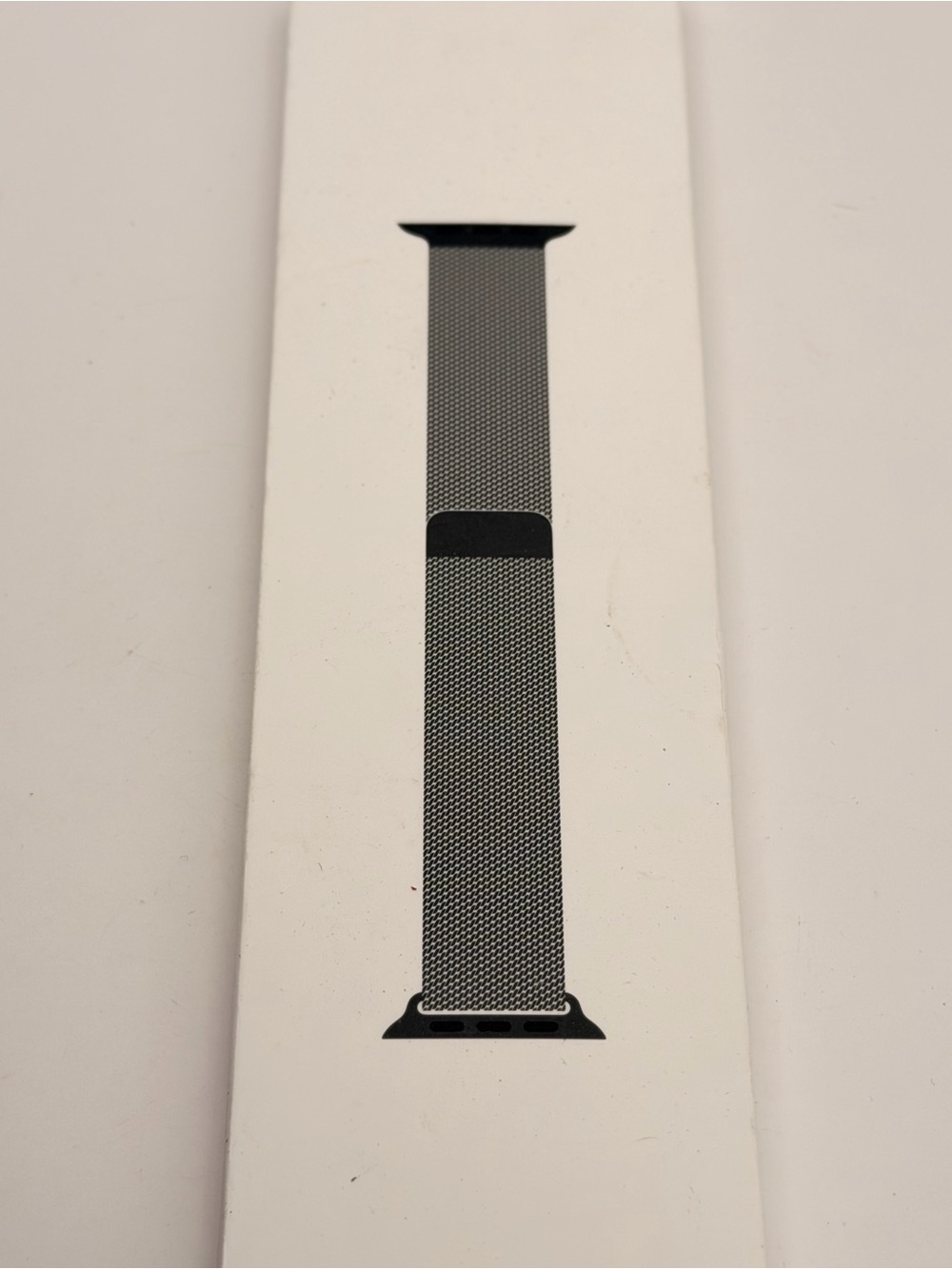 Apple Milanese Loop Watch Band, Space Black, 46mm, Small-Med